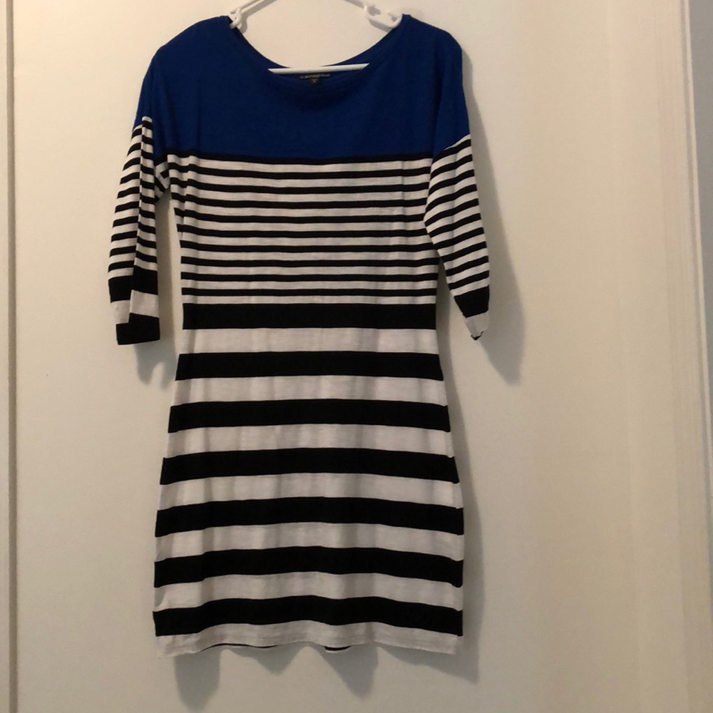 stripped t shirt dress